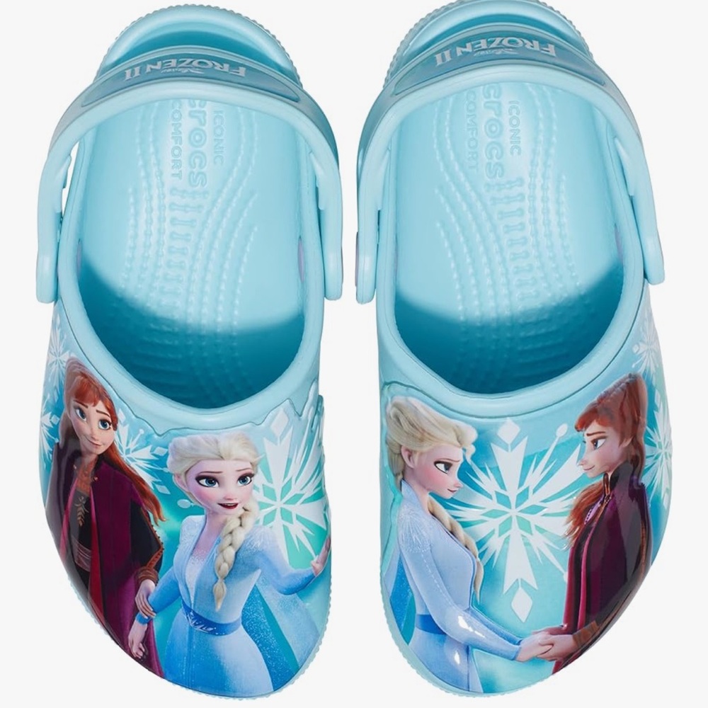 CROCS Kids Disney Frozen 2 Clogs in Blue